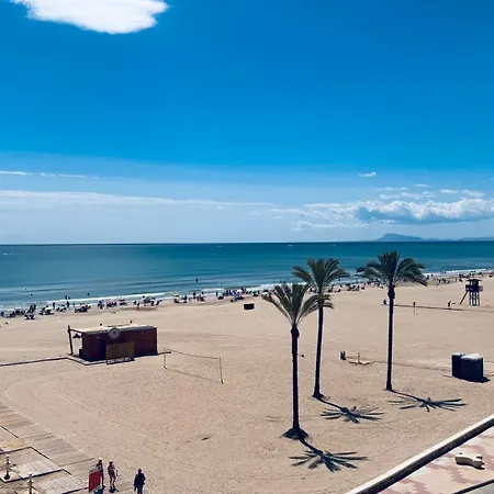 Apartamento Primera Linea Playa San Antonio Cullera Extérieur photo